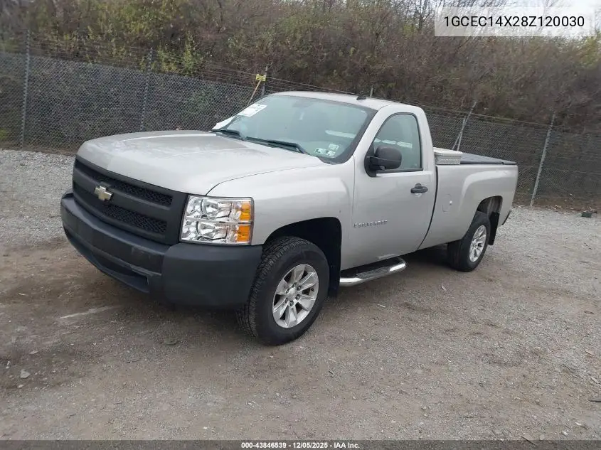 1GCEC14X28Z120030 2008 Chevrolet Silverado 1500 Work Truck