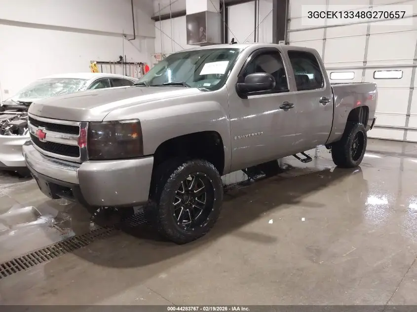 3GCEK13348G270657 2008 Chevrolet Silverado 1500 Lt1
