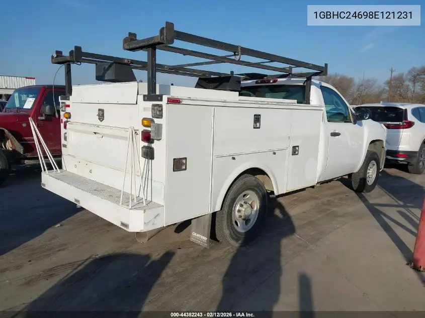 1GBHC24698E121231 2008 Chevrolet Silverado 2500Hd Work Truck