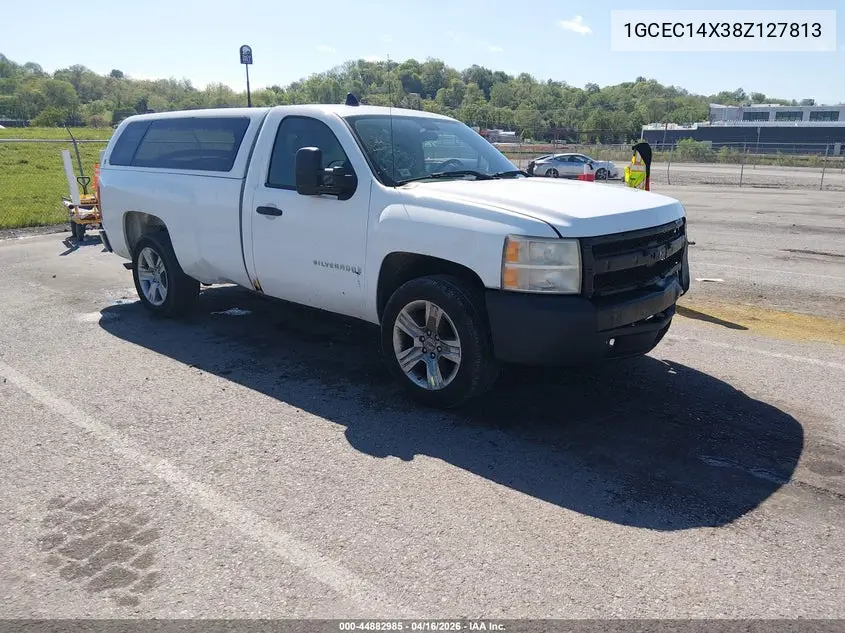 1GCEC14X38Z127813 2008 Chevrolet Silverado 1500 Work Truck
