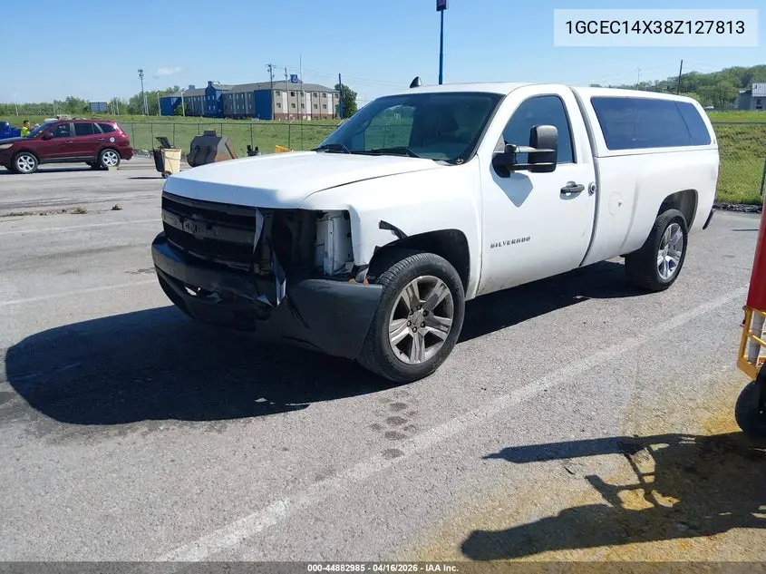 1GCEC14X38Z127813 2008 Chevrolet Silverado 1500 Work Truck