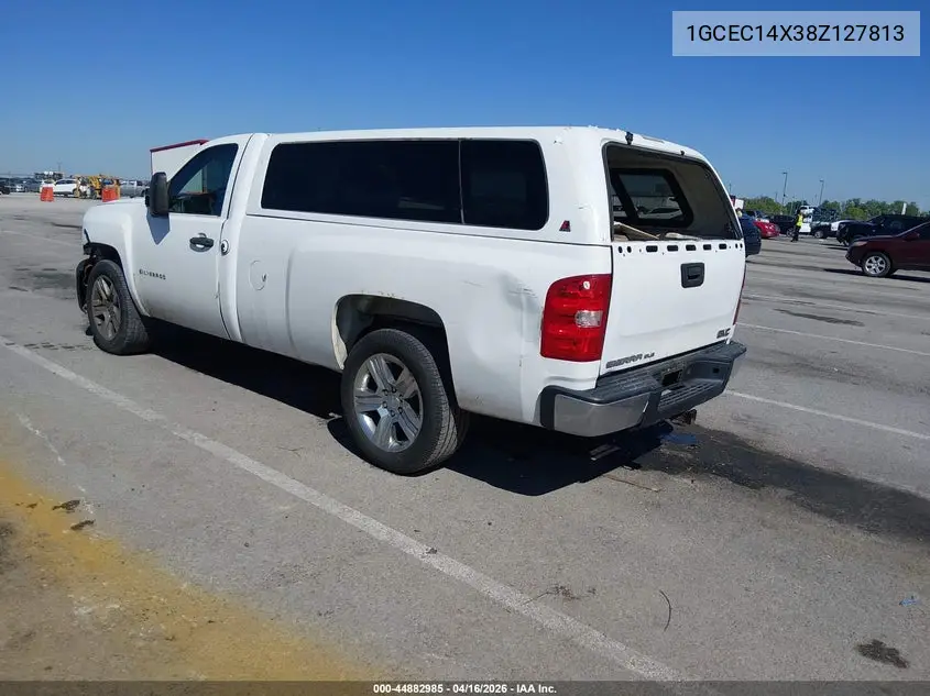 1GCEC14X38Z127813 2008 Chevrolet Silverado 1500 Work Truck