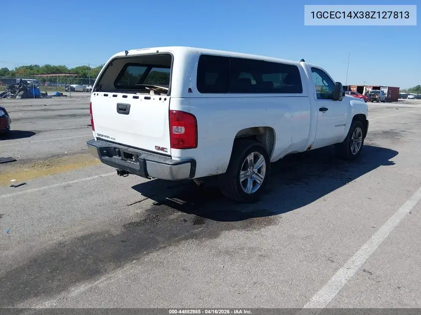 1GCEC14X38Z127813 2008 Chevrolet Silverado 1500 Work Truck