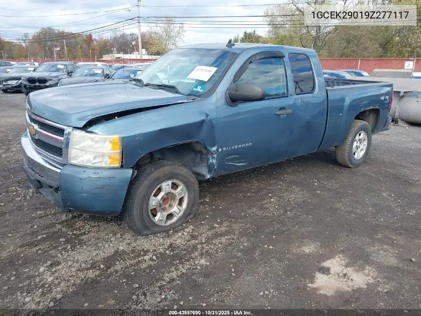 1GCEK29019Z277117 2009 Chevrolet Silverado 1500 Lt
