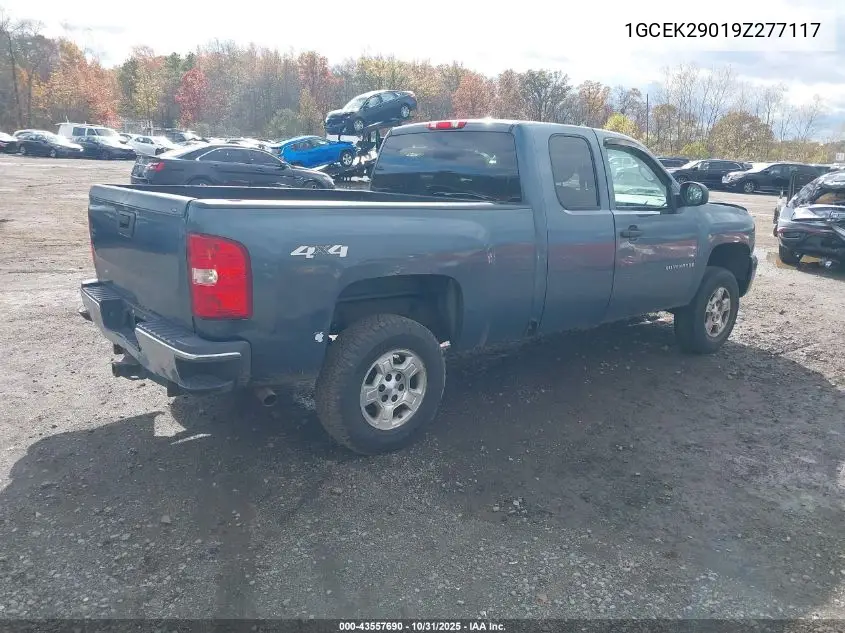1GCEK29019Z277117 2009 Chevrolet Silverado 1500 Lt