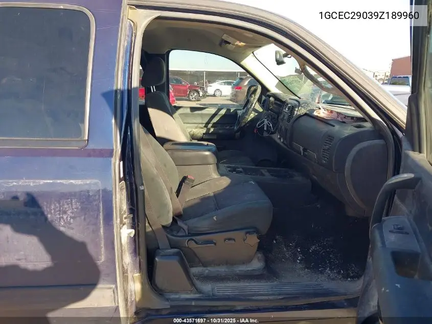1GCEC29039Z189960 2009 Chevrolet Silverado 1500 Lt