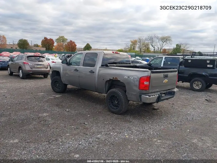 3GCEK23C29G218709 2009 Chevrolet Silverado 1500 Lt