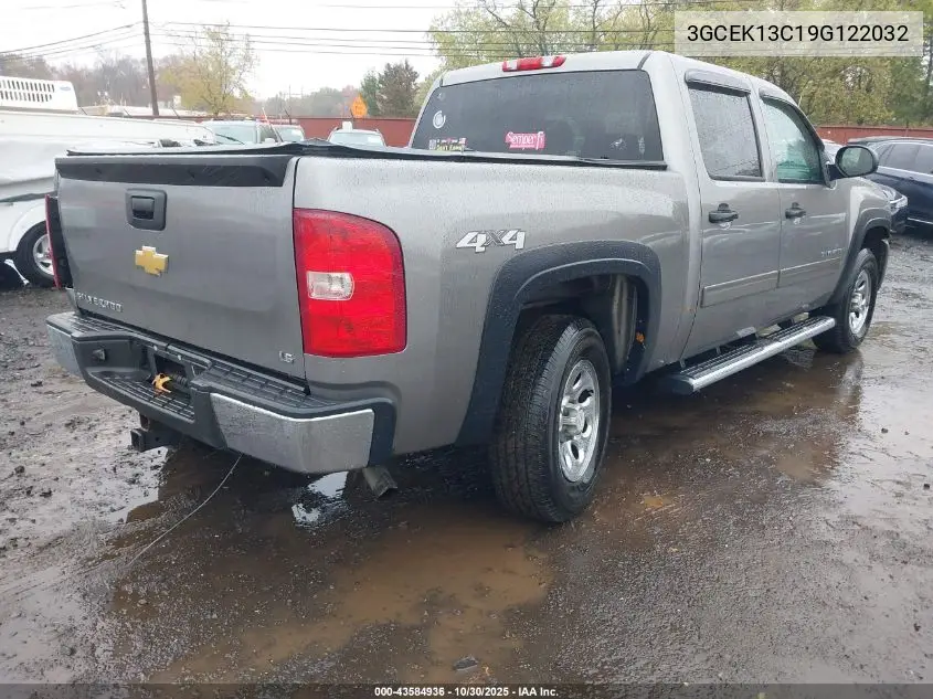 3GCEK13C19G122032 2009 Chevrolet Silverado 1500 Ls