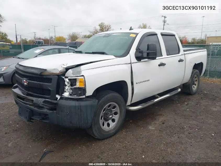 3GCEC13CX9G101192 2009 Chevrolet Silverado 1500 Work Truck