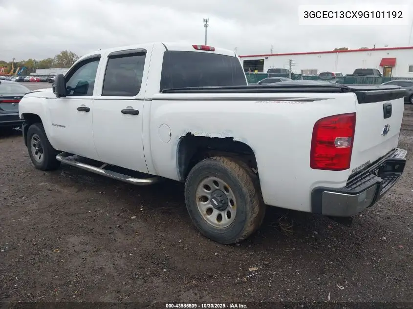 3GCEC13CX9G101192 2009 Chevrolet Silverado 1500 Work Truck