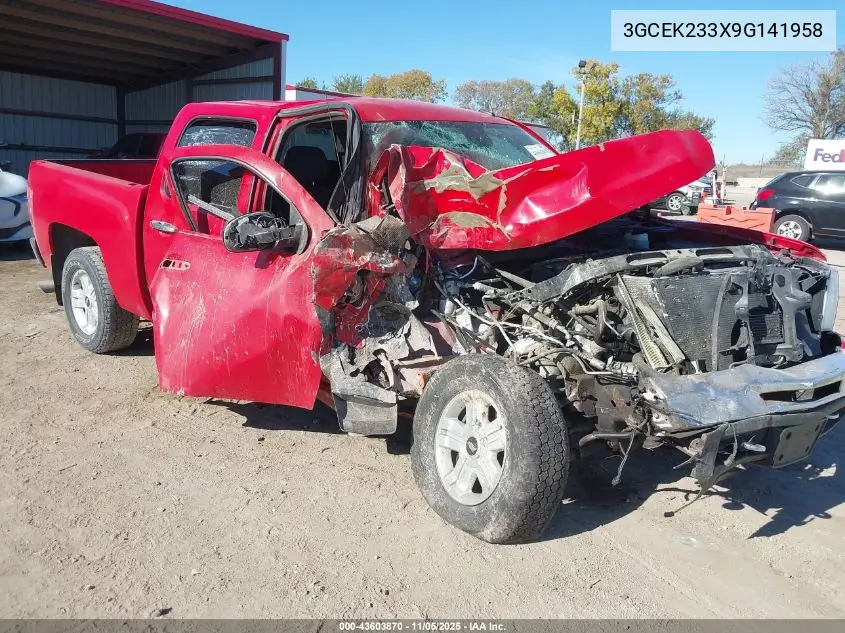 3GCEK233X9G141958 2009 Chevrolet Silverado 1500 Lt