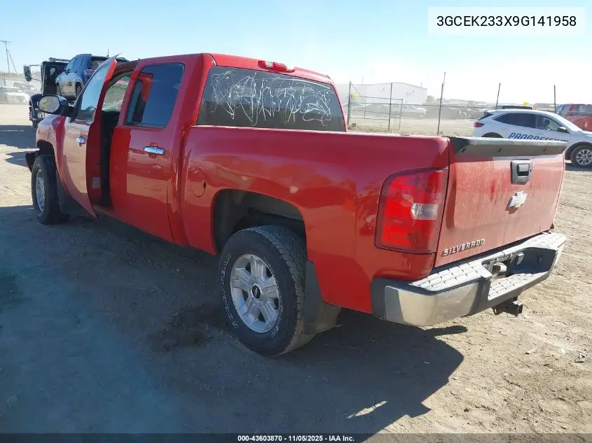 3GCEK233X9G141958 2009 Chevrolet Silverado 1500 Lt