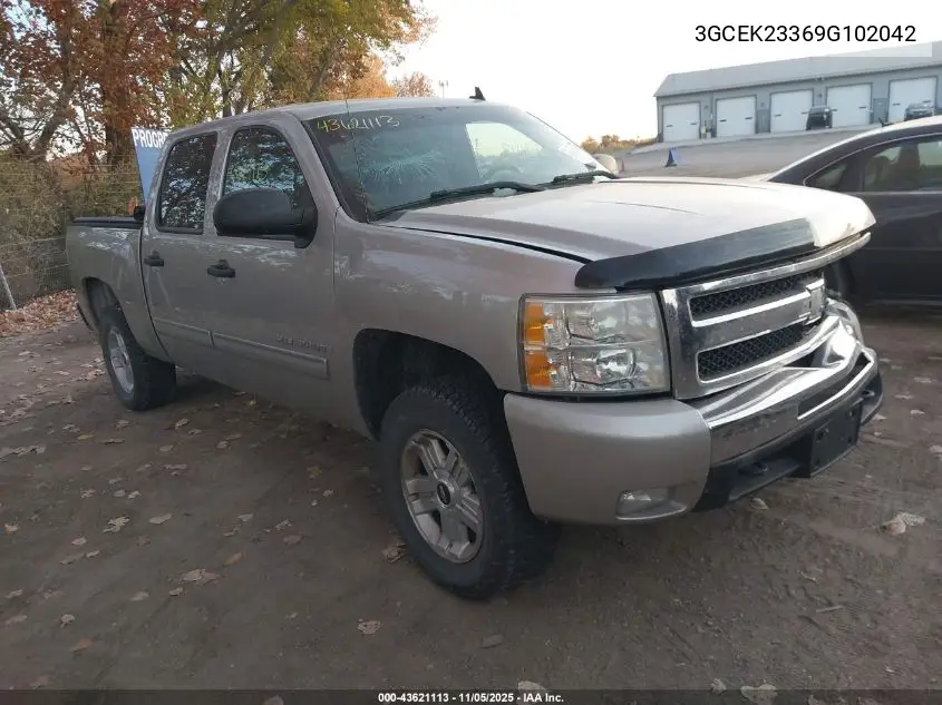3GCEK23369G102042 2009 Chevrolet Silverado 1500 Lt