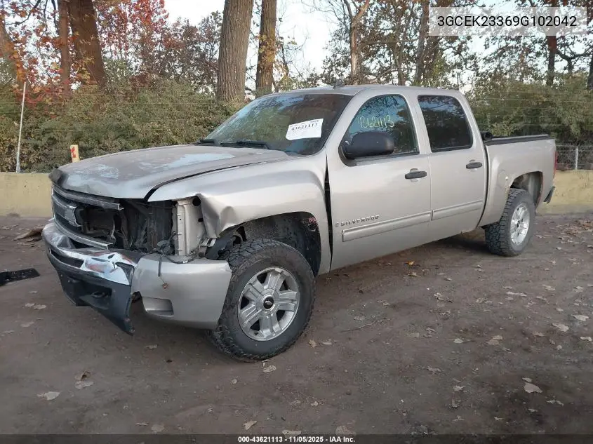 3GCEK23369G102042 2009 Chevrolet Silverado 1500 Lt