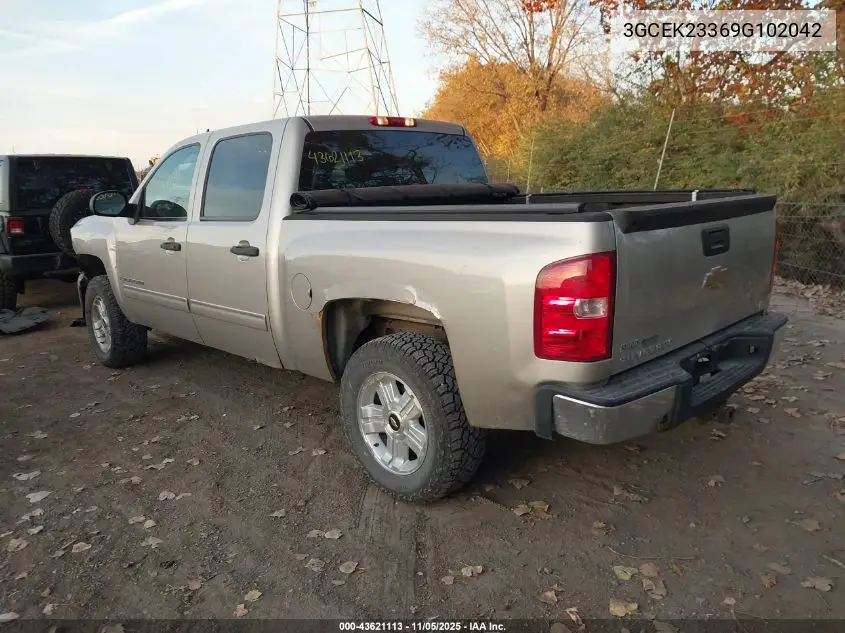 3GCEK23369G102042 2009 Chevrolet Silverado 1500 Lt