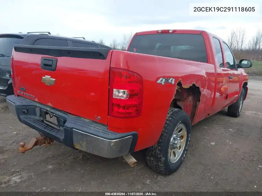 2GCEK19C291118605 2009 Chevrolet Silverado 1500 Ls