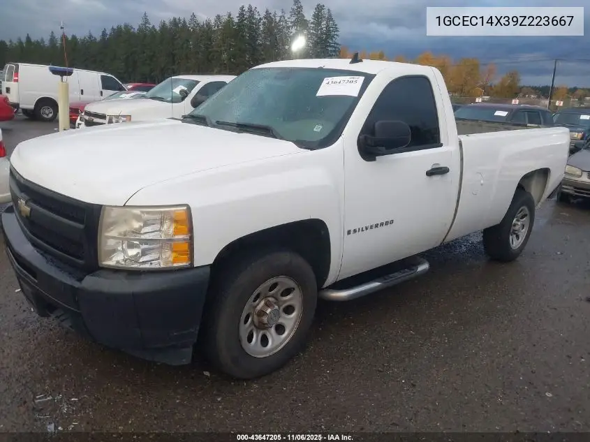 1GCEC14X39Z223667 2009 Chevrolet Silverado 1500 Work Truck