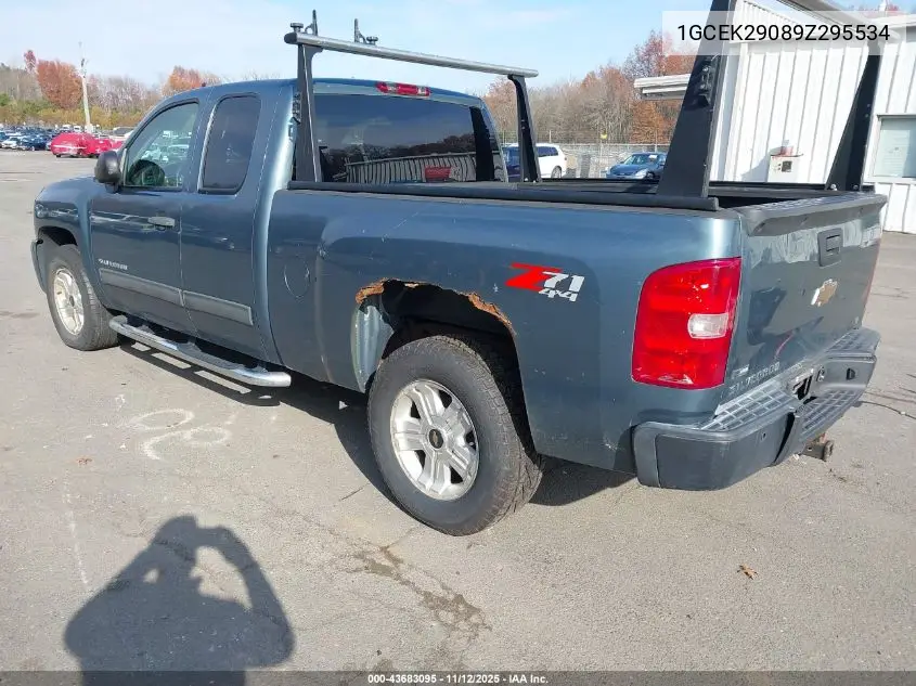 1GCEK29089Z295534 2009 Chevrolet Silverado 1500 Lt