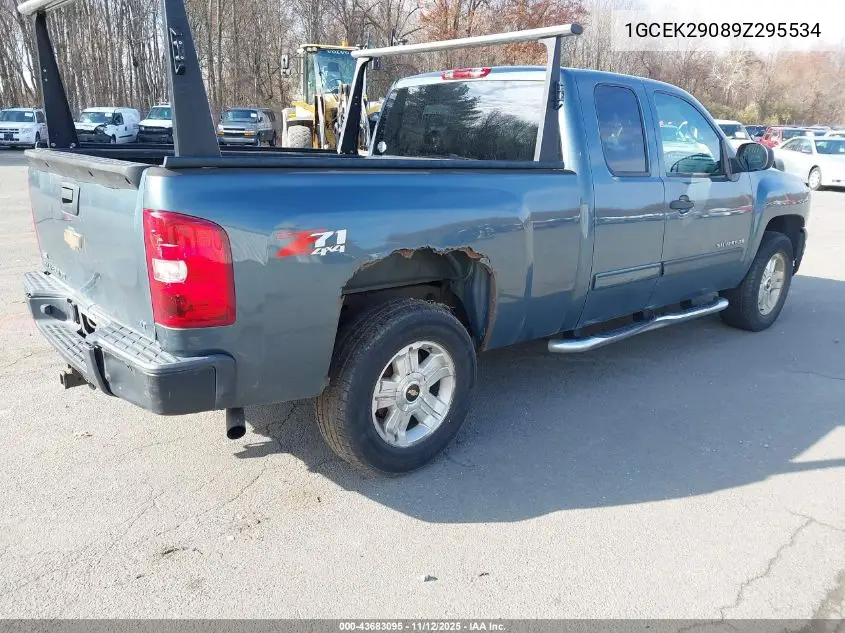 1GCEK29089Z295534 2009 Chevrolet Silverado 1500 Lt