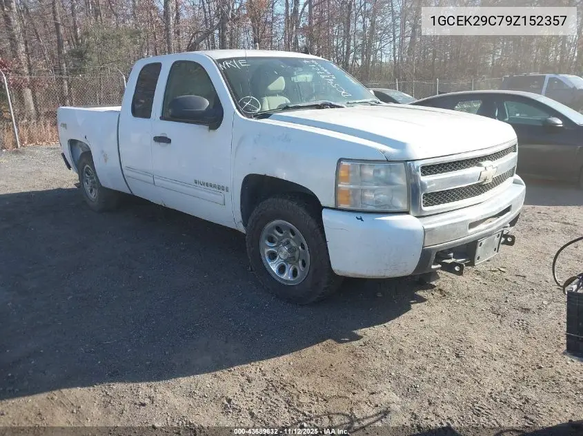 1GCEK29C79Z152357 2009 Chevrolet Silverado 1500 Lt
