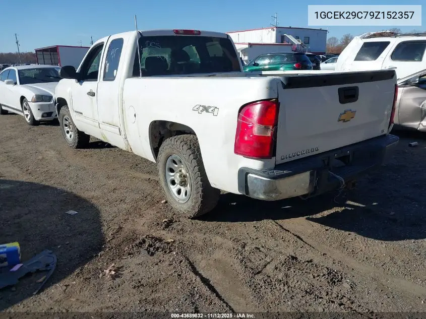 1GCEK29C79Z152357 2009 Chevrolet Silverado 1500 Lt