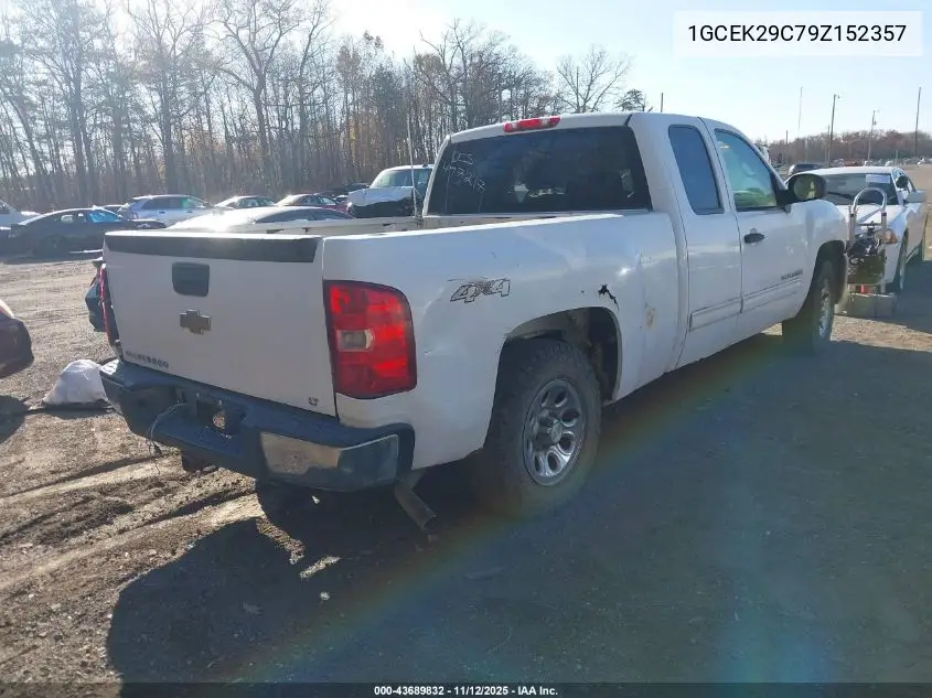1GCEK29C79Z152357 2009 Chevrolet Silverado 1500 Lt