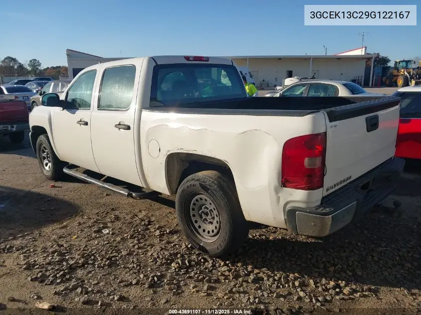 3GCEK13C29G122167 2009 Chevrolet Silverado 1500 Work Truck