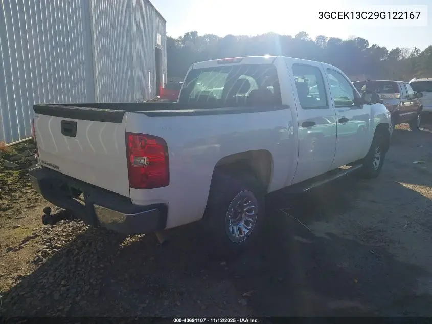 3GCEK13C29G122167 2009 Chevrolet Silverado 1500 Work Truck