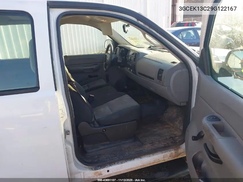 3GCEK13C29G122167 2009 Chevrolet Silverado 1500 Work Truck