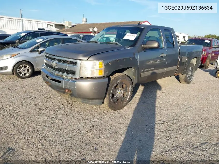 1GCEC29J69Z136534 2009 Chevrolet Silverado 1500 Lt