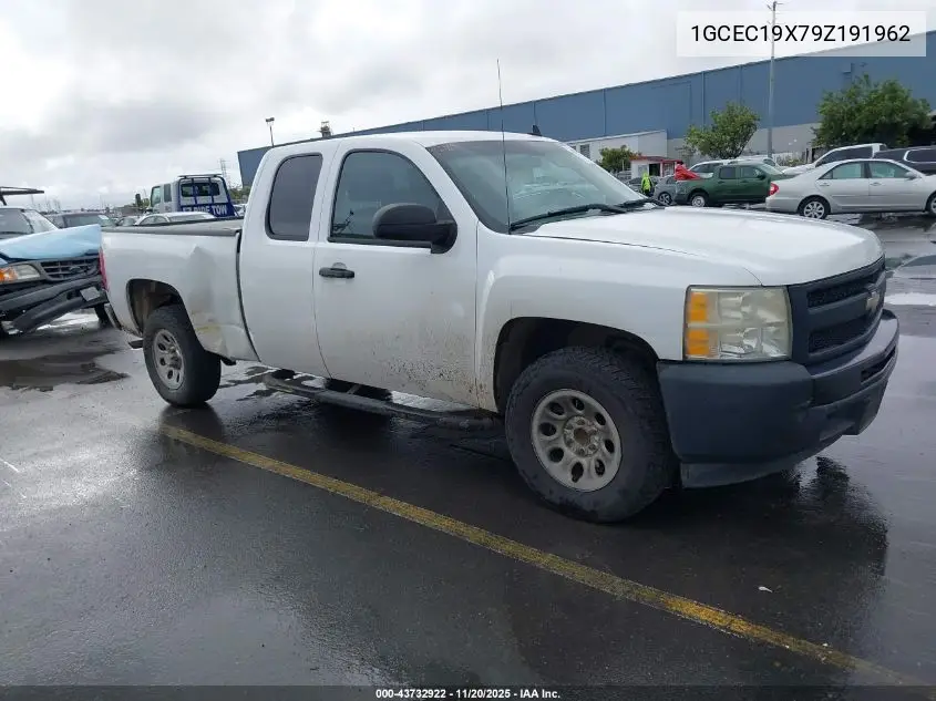 1GCEC19X79Z191962 2009 Chevrolet Silverado 1500 Work Truck