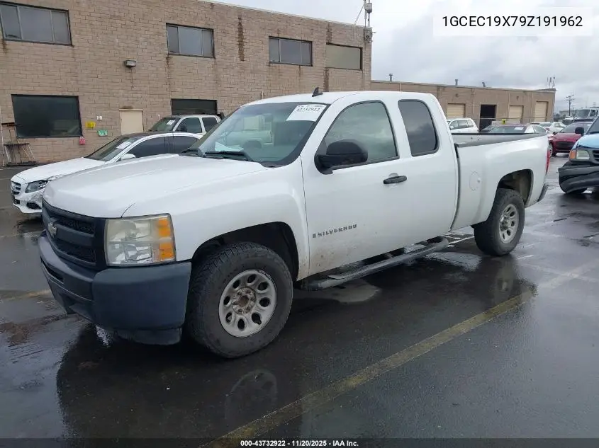 1GCEC19X79Z191962 2009 Chevrolet Silverado 1500 Work Truck