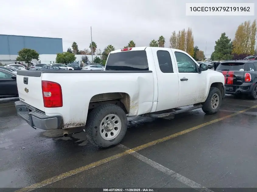 1GCEC19X79Z191962 2009 Chevrolet Silverado 1500 Work Truck