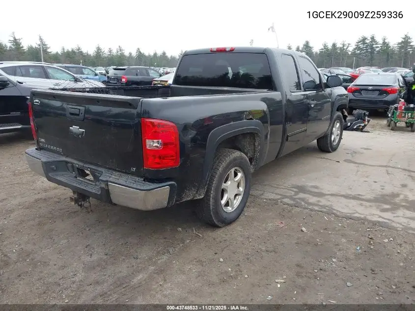 1GCEK29009Z259336 2009 Chevrolet Silverado 1500 Lt