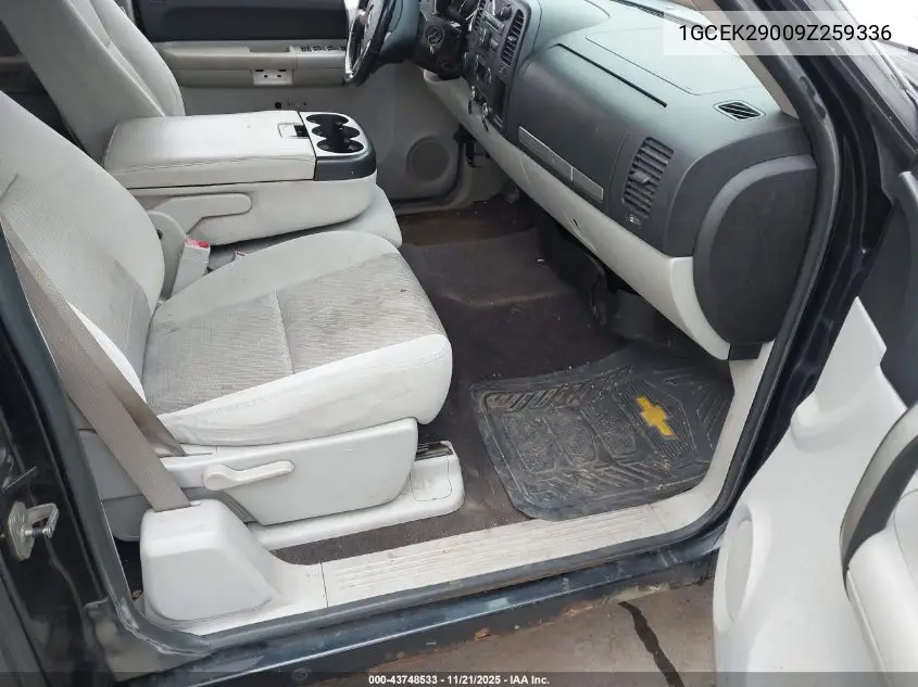 1GCEK29009Z259336 2009 Chevrolet Silverado 1500 Lt