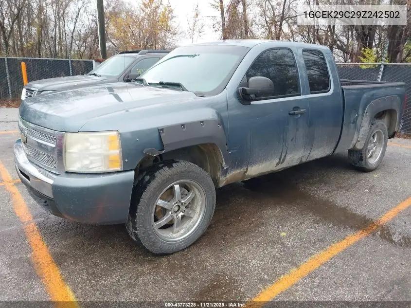 1GCEK29C29Z242502 2009 Chevrolet Silverado 1500 Lt