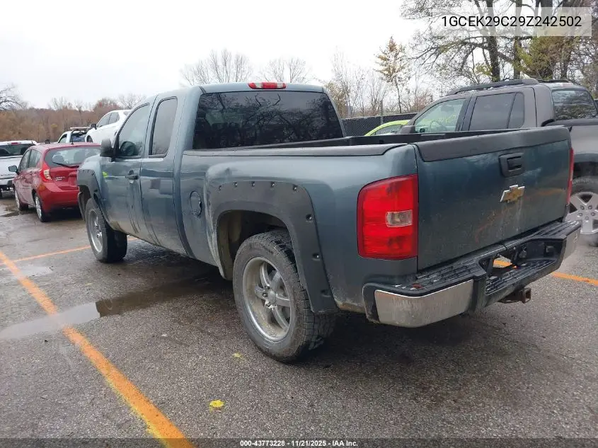 1GCEK29C29Z242502 2009 Chevrolet Silverado 1500 Lt