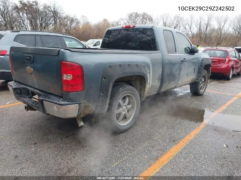 1GCEK29C29Z242502 2009 Chevrolet Silverado 1500 Lt