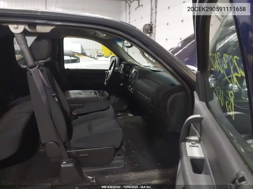 2GCEK290591111658 2009 Chevrolet Silverado 1500 Lt