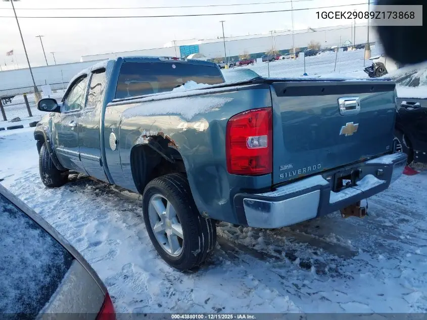 1GCEK29089Z173868 2009 Chevrolet Silverado 1500 Lt