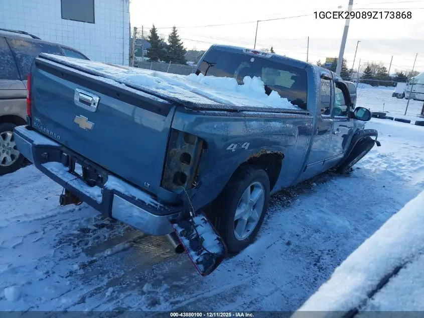 1GCEK29089Z173868 2009 Chevrolet Silverado 1500 Lt