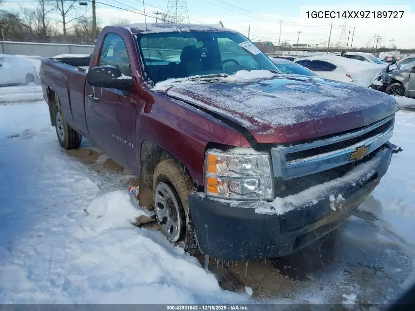 1GCEC14XX9Z189727 2009 Chevrolet Silverado 1500 Work Truck