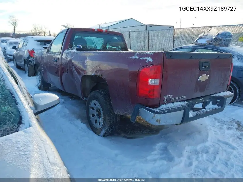 1GCEC14XX9Z189727 2009 Chevrolet Silverado 1500 Work Truck