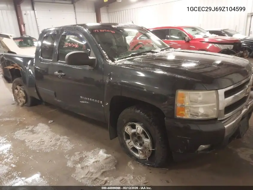 1GCEC29J69Z104599 2009 Chevrolet Silverado 1500 Lt