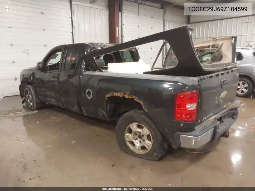 1GCEC29J69Z104599 2009 Chevrolet Silverado 1500 Lt