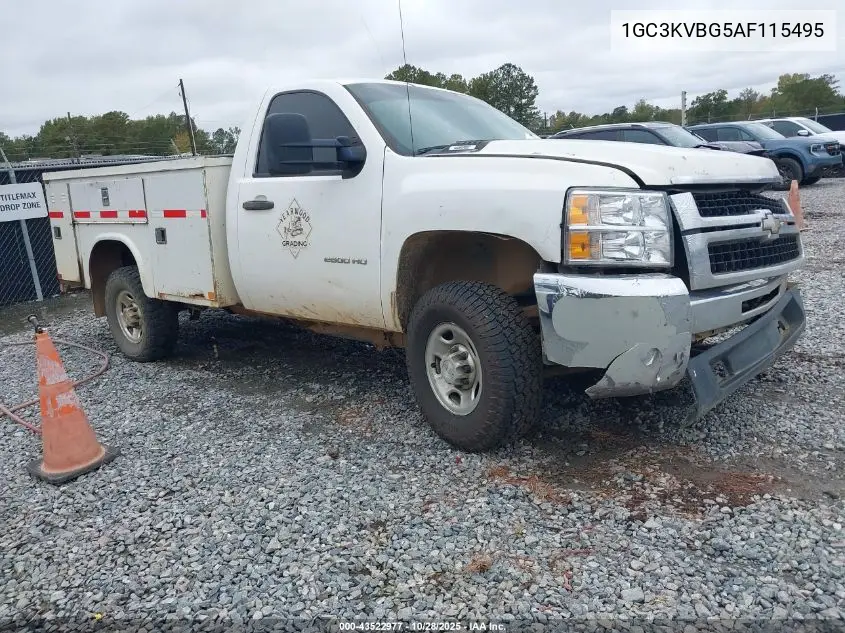 1GC3KVBG5AF115495 2010 Chevrolet Silverado 2500Hd Work Truck