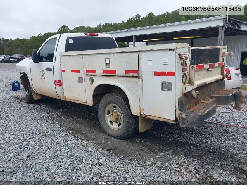 1GC3KVBG5AF115495 2010 Chevrolet Silverado 2500Hd Work Truck