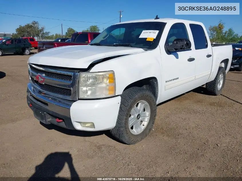 3GCRKSE36AG248895 2010 Chevrolet Silverado 1500 Lt