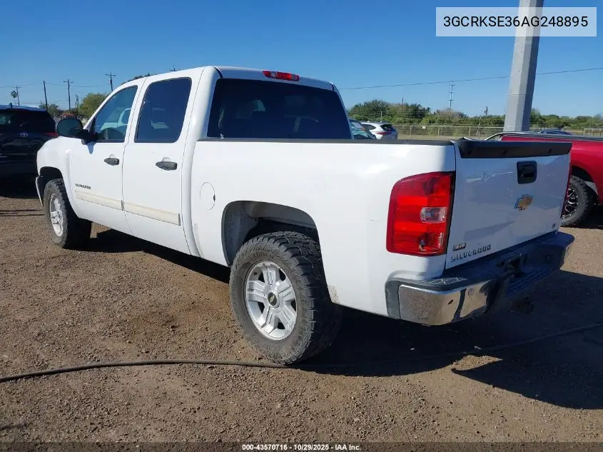 3GCRKSE36AG248895 2010 Chevrolet Silverado 1500 Lt