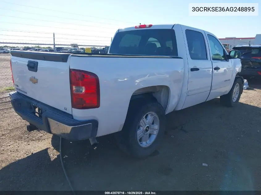 3GCRKSE36AG248895 2010 Chevrolet Silverado 1500 Lt